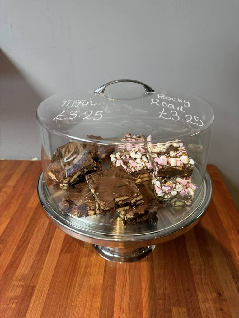 Cake selection at the Boomerang Snack Shack