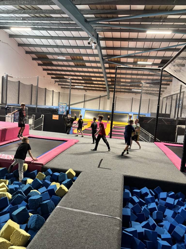Foam pit at Boomerang Bounce House