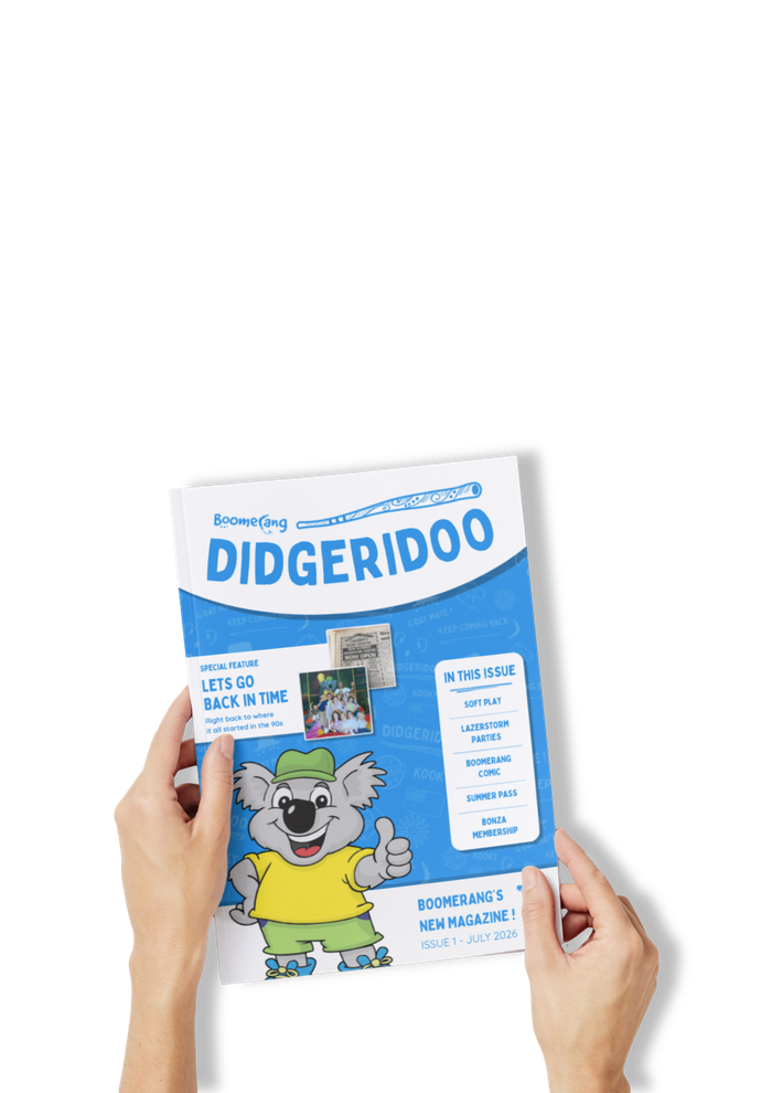 Hands holding The Didgeridoo magazine, issue 1, July 2026
